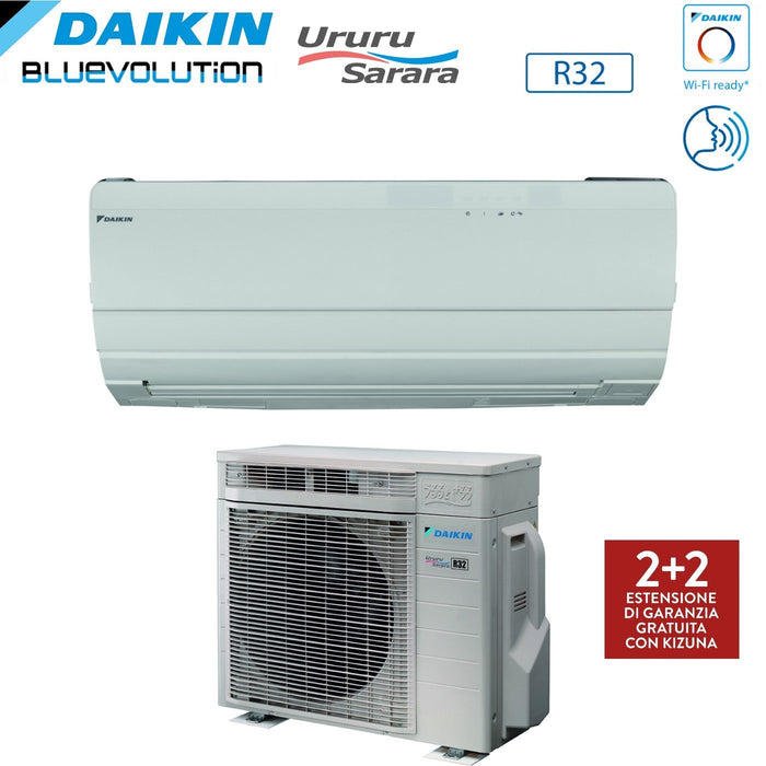 Climatizzatore Condizionatore Daikin Bluevolution Inverter serie URURU SARARA 9000 BTU FTXZ25N R-32 Wi-Fi Optional classe A+++ Garanzia Italiana