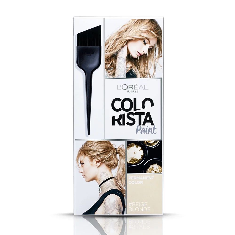 Colorazione permanente l'oreal paris colorista paint colore beige blond