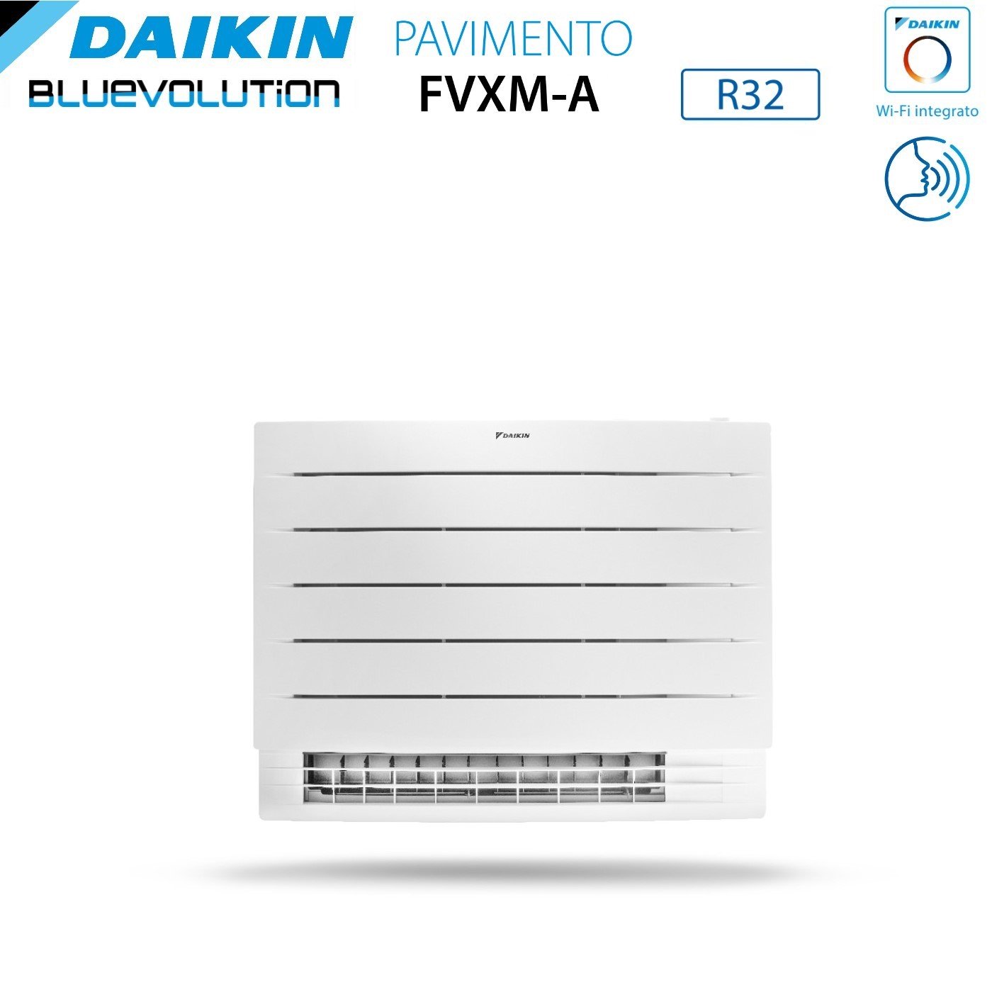 Climatizzatore Condizionatore Daikin a Pavimento Dual Split serie PERFERA FVXM-A 12+12 con 2MXM50A R-32 Wi-Fi Integrato 12000+12000 Con Telecomando ad Infrarossi Incluso Garanzia Italiana