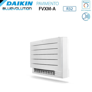 Climatizzatore Condizionatore Daikin a Pavimento Dual Split serie PERFERA FVXM-A 12+12 con 2MXM50A R-32 Wi-Fi Integrato 12000+12000 Con Telecomando ad Infrarossi Incluso Garanzia Italiana