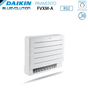 Climatizzatore Condizionatore Daikin a Pavimento Dual Split serie PERFERA FVXM-A 12+12 con 2MXM50A R-32 Wi-Fi Integrato 12000+12000 Con Telecomando ad Infrarossi Incluso Garanzia Italiana