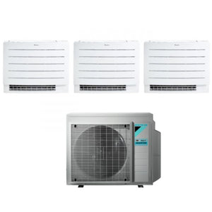 Climatizzatore Condizionatore Daikin a Pavimento Trial Split serie PERFERA FVXM-A 7+7+9 con 3MXM52N R-32 Wi-Fi Integrato 7000+7000+9000 Con Telecomando ad Infrarossi Incluso Garanzia Italiana - Novità