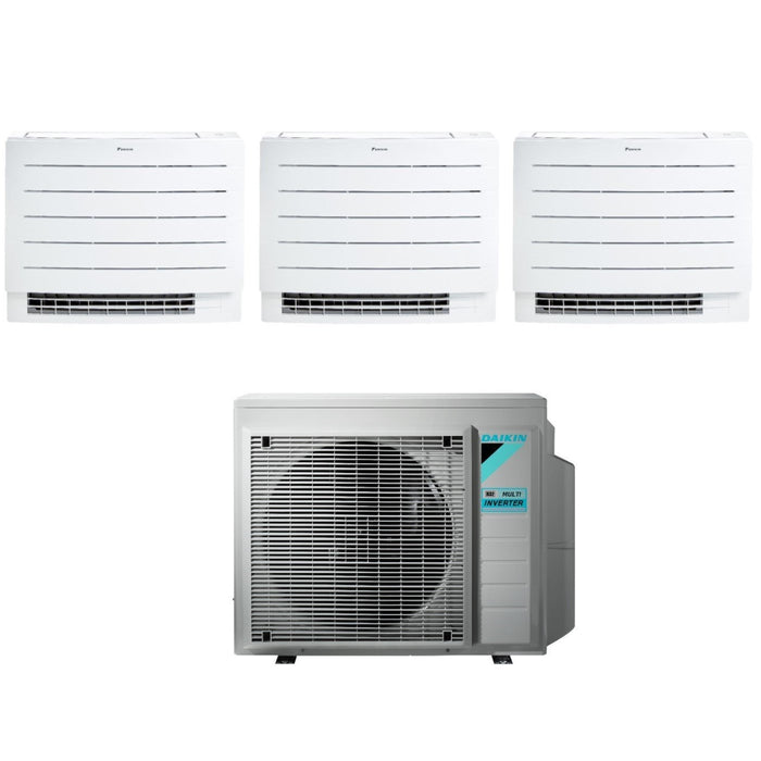 Climatizzatore Condizionatore Daikin a Pavimento Trial Split serie PERFERA FVXM-A 7+9+9 con 3MXM52N R-32 Wi-Fi Integrato 7000+9000+9000 Con Telecomando ad Infrarossi Incluso Garanzia Italiana - Novità