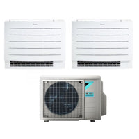 Climatizzatore Condizionatore Daikin a Pavimento Dual Split serie PERFERA FVXM-A 9+12 con 2MXM50A R-32 Wi-Fi Integrato 9000+12000 Con Telecomando ad Infrarossi Incluso Garanzia Italiana