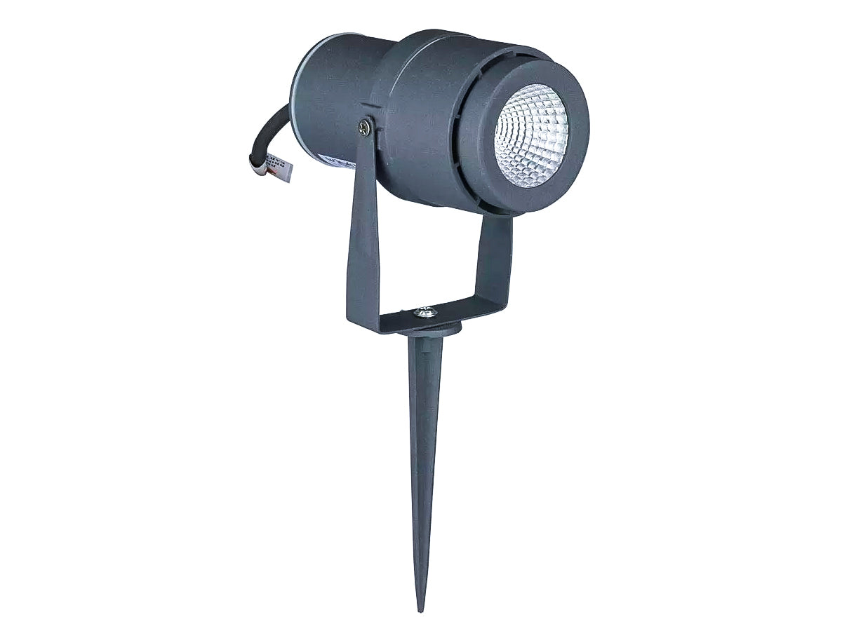 Faretto LED da Giardino 12W con Picchetto Colore Grigio 4000K IP65 SKU-217551