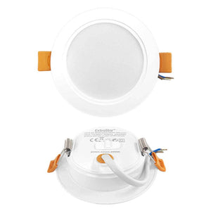 Faretto LED da Incasso 5W 450lm 3 Colori CCT 3000K/4200K/6500K Angolo 110° IP20 Alta Qualità CRI