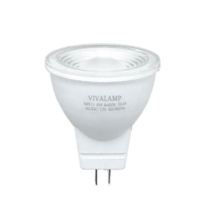 Faretto Lampadina LED 4w spot GU4 MR11-12V-4W=30w  Luce Fredda Bianca 6400k