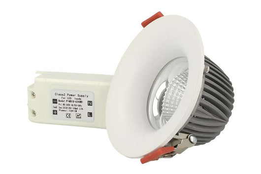 Faretto Led Da Incasso 10W Bianco Neutro 90mm 60 Gradi