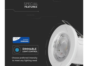 Faretto Led da Incasso Dimmerabile 5W 6400K Colore Bianco IP65 Resistente al Fuoco Senza Driver SKU-8181