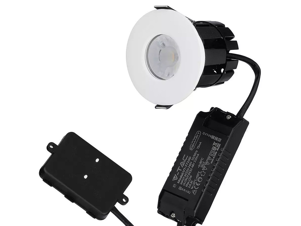 Faretto Led da Incasso Rotondo 10W CCT IP65 Bluetooth Dimmerabile Resistente al Fuoco 90 Minuti SKU-1424