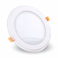 Faretto Vetro Led da Incasso 12W Tondo Luce Calda 3000K