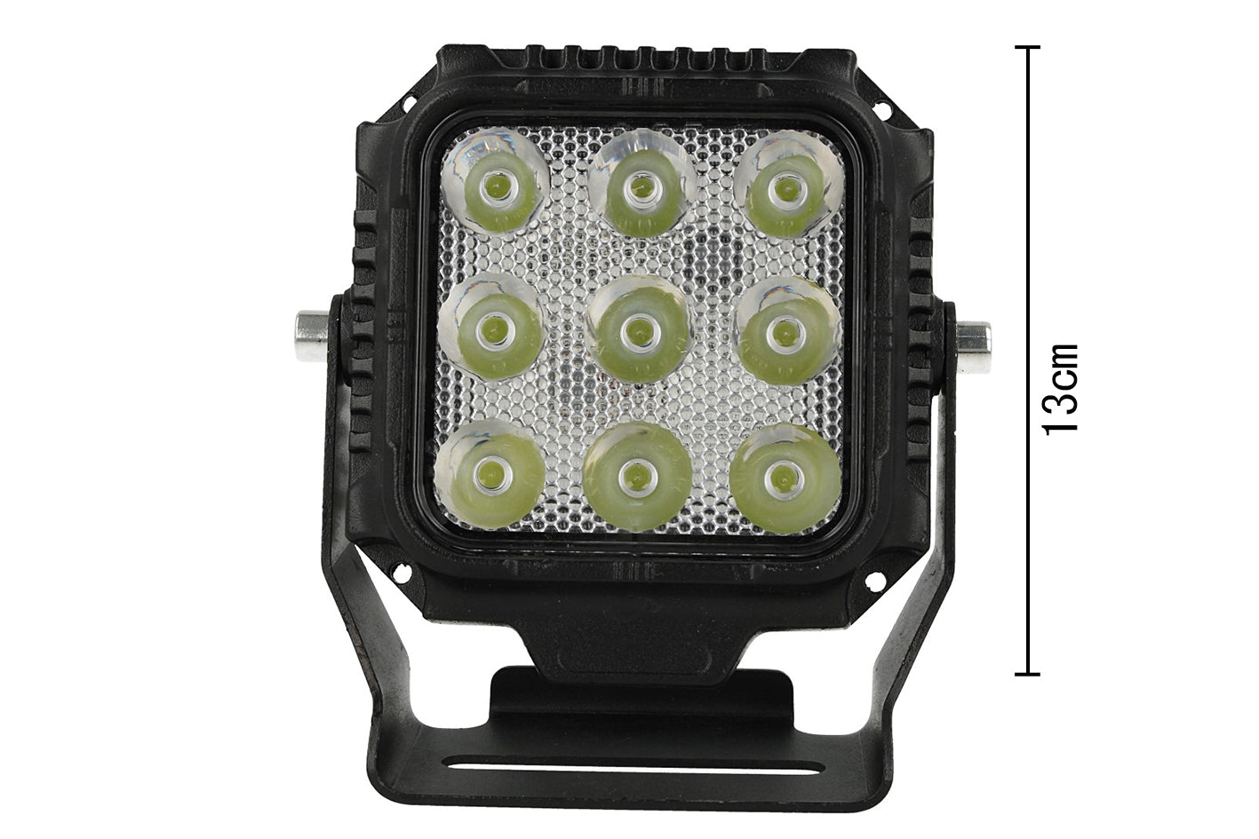 Faro Led Fanale Quadrato Flood 45W Larga 12V 24V 36V 48V 60V 9X5W Cree XTE Nuovo Design