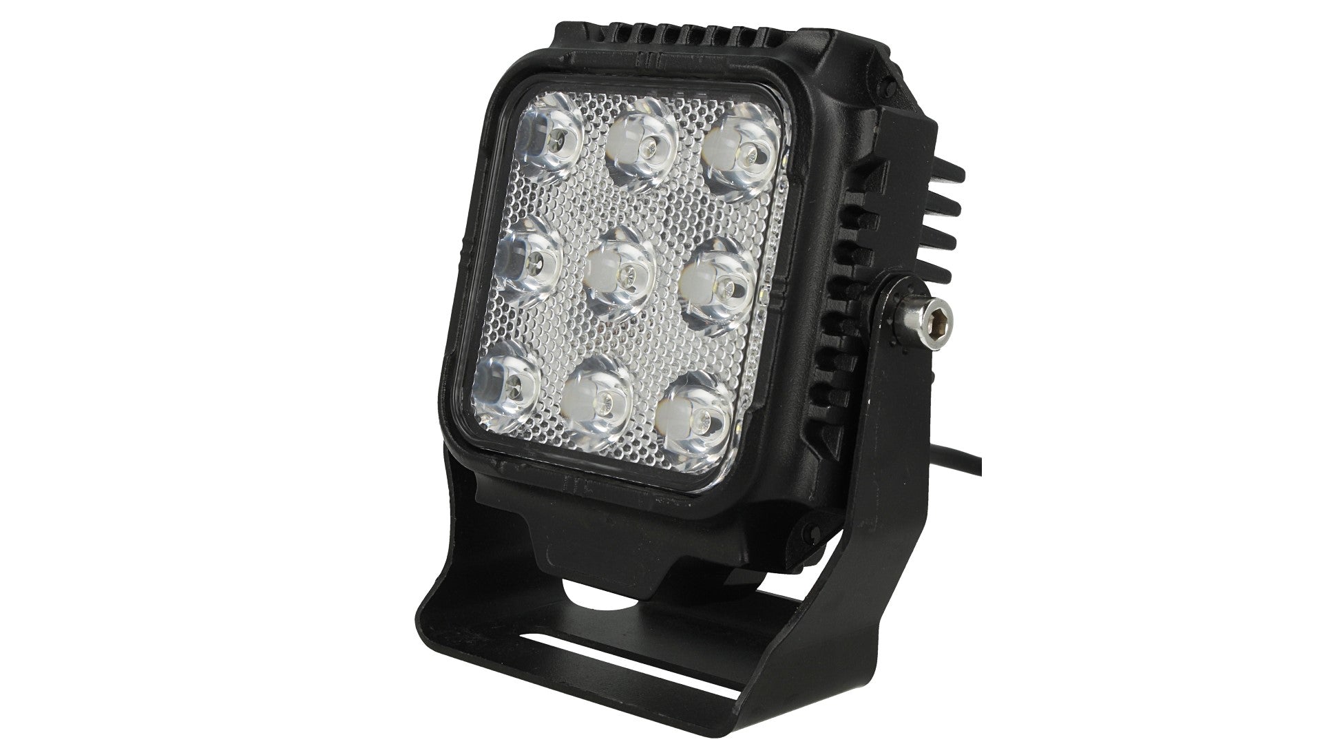 Faro Led Fanale Quadrato Flood 45W Larga 12V 24V 36V 48V 60V 9X5W Cree XTE Nuovo Design