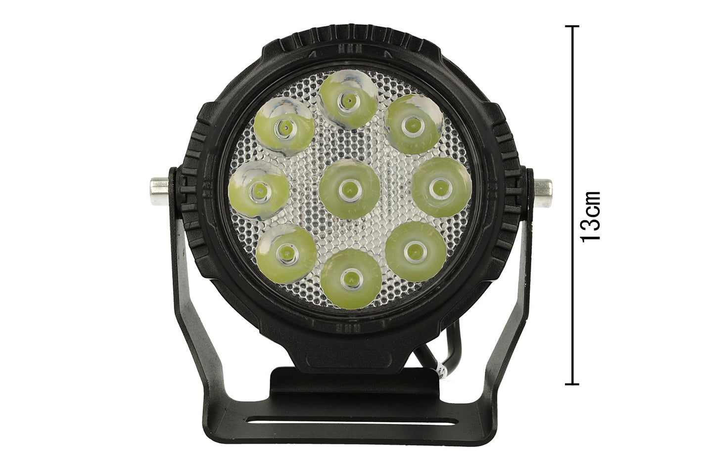 Faro Led Fanale Rotondo Spot 45W Beam 12V 24V 36V 48V 60V 9X5W Cree XTE Nuovo Design