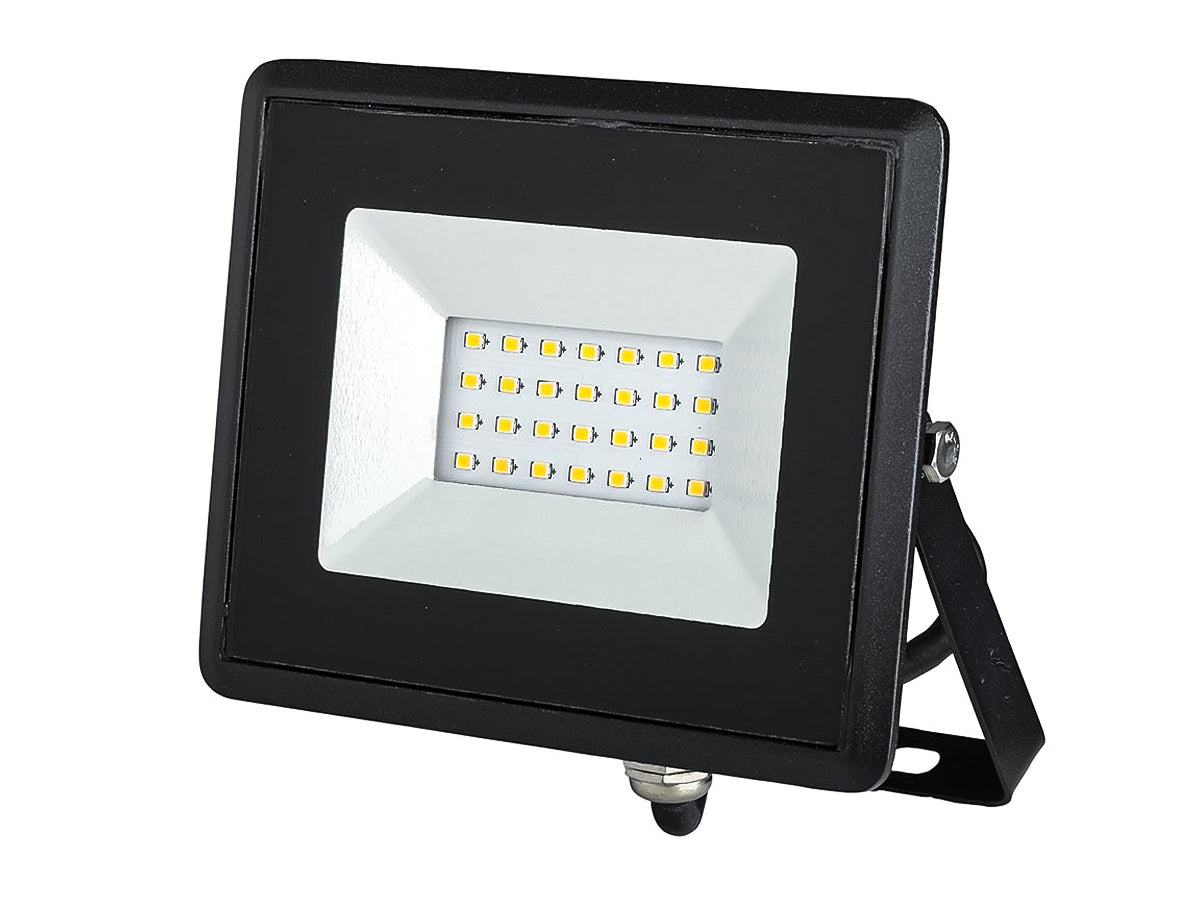 Faro Led Flood Light 20W Carcassa Nera IP65 Neutro 4000K Super Slim SKU-5947