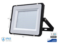 Faro Led Flood Slim Alta Luminosita 120lm/W 150W 18000lm Neutro 4000K Carcassa Nera IP65 Chip Samsung SKU-772