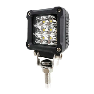 Faro Led da Lavoro Led Work Light Lampada Supplementare Quadrato 2'' 27W 2700LM 12V 24V IP67 6000K