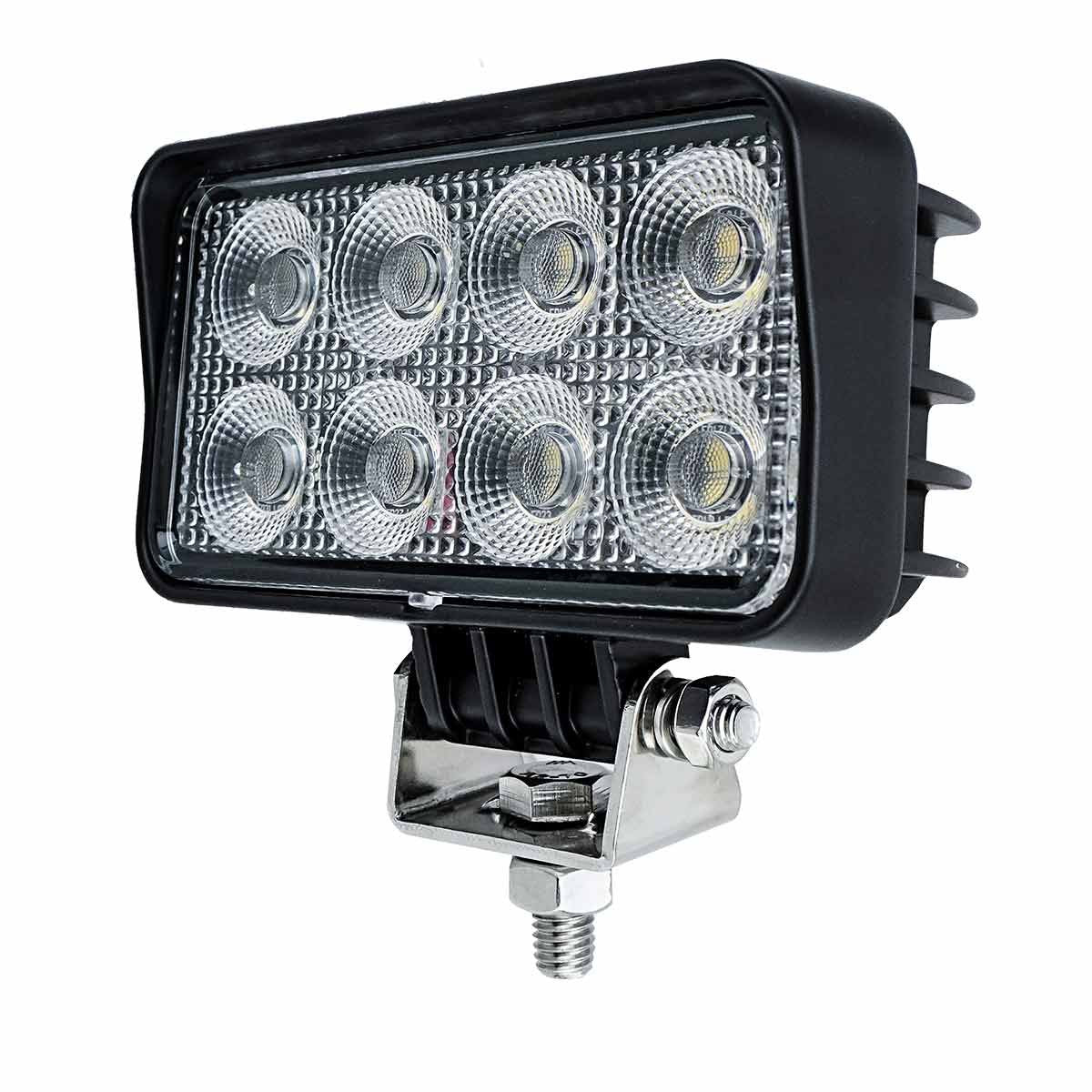 Faro Led da Lavoro Led Work Light Lampada Supplementare Rettangolare 4,4'' 32W 3200LM 12V 24V IP67 6000K