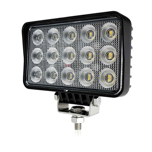 Faro Led da Lavoro Led Work Light Lampada Supplementare Rettangolare 6'' 60W 6000LM 12V 24V IP67 6000K