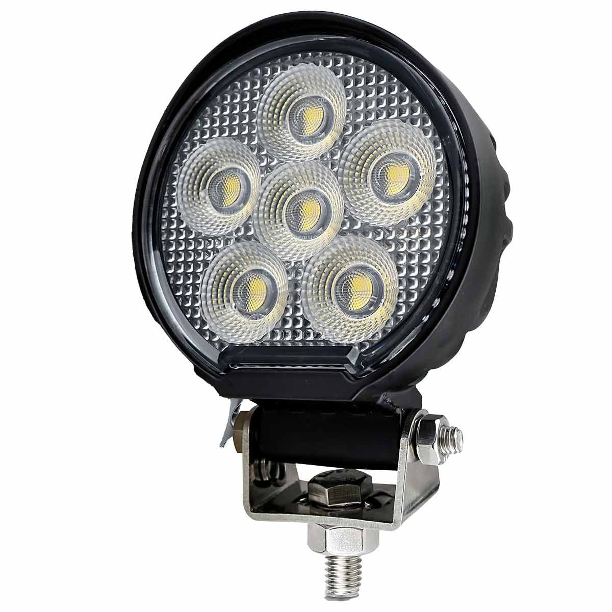 Faro Led da Lavoro Led Work Light Lampada Supplementare Rotondo 3'' 24W 2400LM 12V 24V IP67 6000K