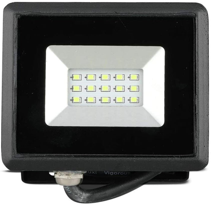 Faro Proiettore Led Flood Light 10W Colore Verde IP65 Interno Esterno Carcassa Nera SKU-5988