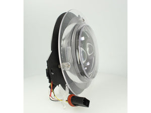 Faro Singolo Full Led Mercedes Benz AMG W463 G500 G350 G55 G63 2007-2015 75W Con Angel Eyes Anabbagliante Abbagliante