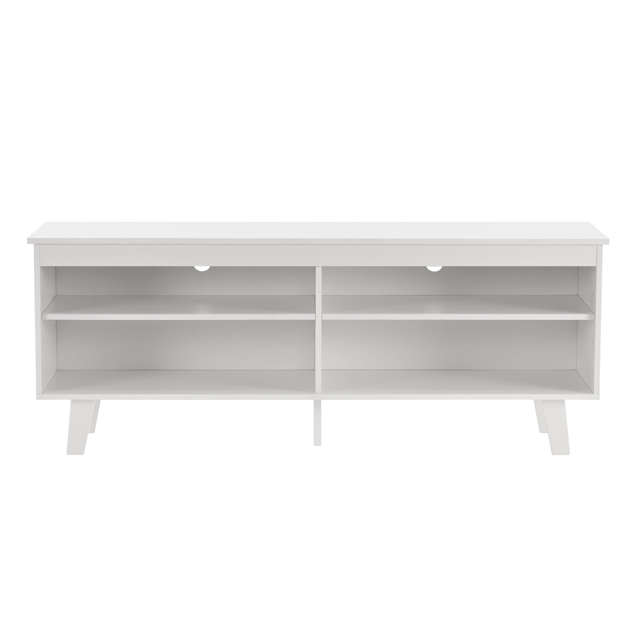 Mobile TV Stenløse Armadio Basso 58 x 150 x 38 cm Bianco [en.casa]