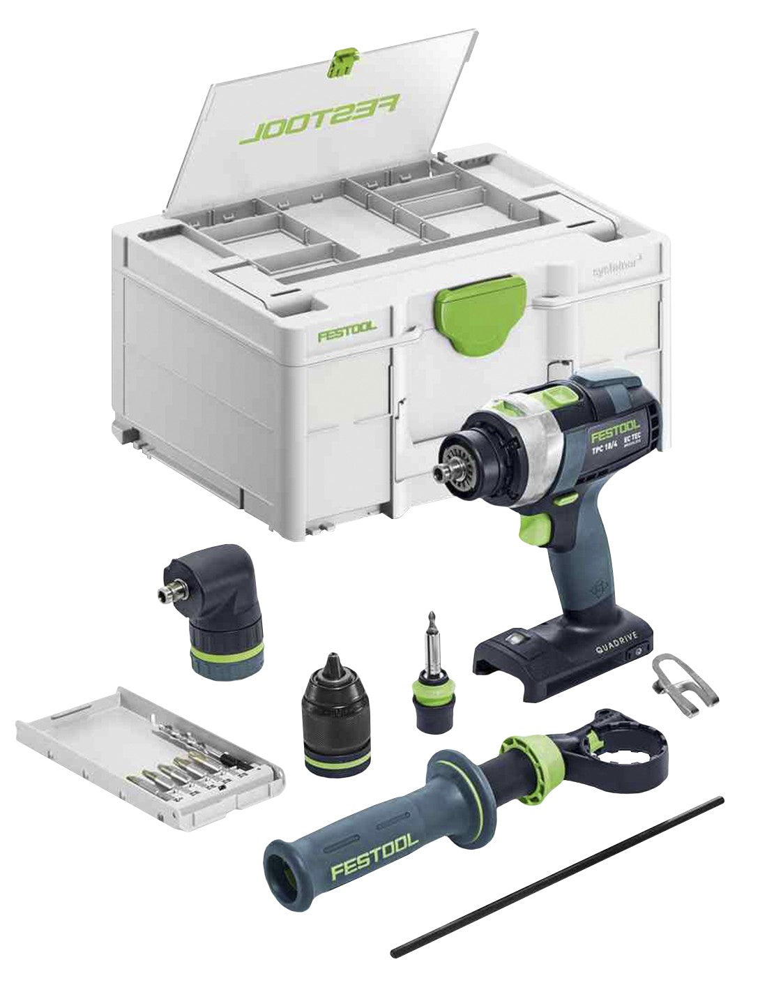 Festool trapano a percussione  quadrive tpc 18/4.. 4014549414835