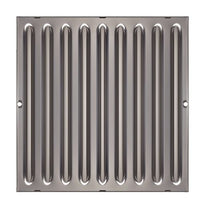 Filtro filtri cm 40x40 a labirinto acciaio inox cappa cucina ristorante RS8437