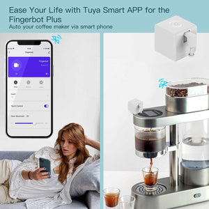 Fingerbot Smart Switch Toggle Pulsante Intelligente Pusher con Controllo Touch Bluetooth Compatibile con Smart Life/Tuya APP Alexa/Google Home e Controllo Timer