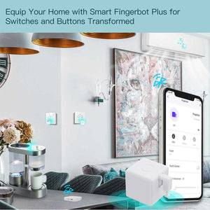 Fingerbot Smart Switch Toggle Pulsante Intelligente Pusher con Controllo Touch Bluetooth Compatibile con Smart Life/Tuya APP Alexa/Google Home e Controllo Timer