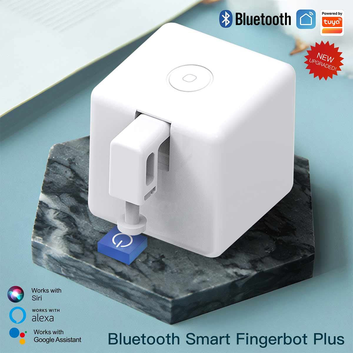 Fingerbot Smart Switch Toggle Pulsante Intelligente Pusher con Controllo Touch Bluetooth Compatibile con Smart Life/Tuya APP Alexa/Google Home e Controllo Timer