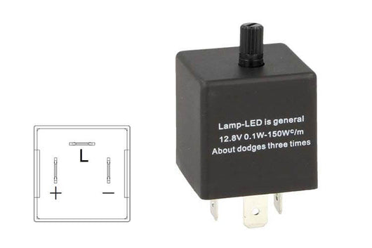 Flasher Led Lampeggiatore Rele Relay Frequenza Regolabile 3 Pin 12V CF13 Per Frecce Led Auto Giapponese