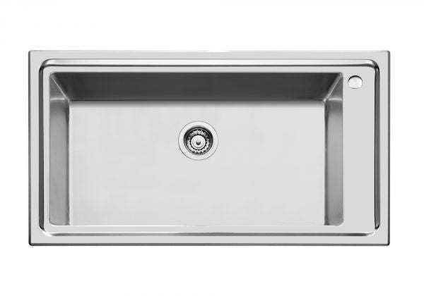 Foster 2287050 lavello ke lavello in acciaio inox, vasca inox dimensioni 873x513 mm