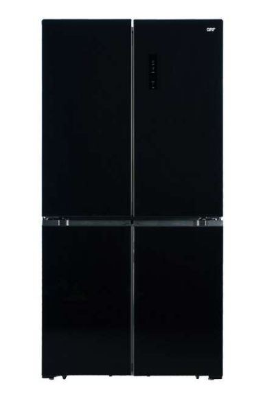 Frigo grf ca91831bg vetro nero 4 porte americano classe classe energetica e inverter total no-frost 564 litri