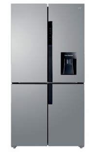 Frigo grf ca91834dx inox 4 porte americano con dispenser classe classe energetica e inverter total no-frost 560 litri