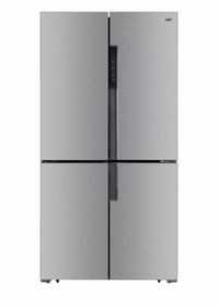 Frigo grf cc83836x frigorifero inox americano 84 cm cross door 4 porte inverter total no-frost classe e, 436 litri