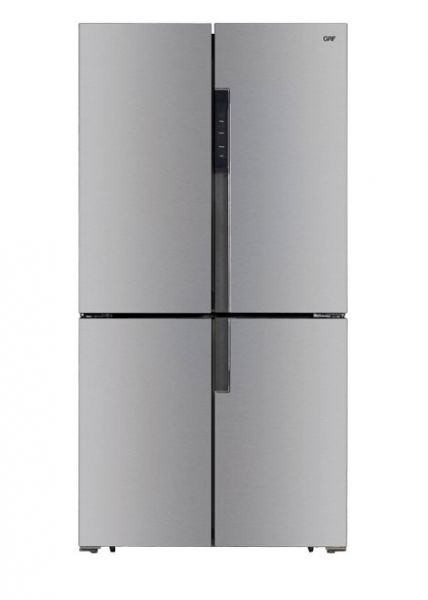 Frigo grf cc83836x frigorifero inox americano 84 cm cross door 4 porte inverter total no-frost classe e, 436 litri