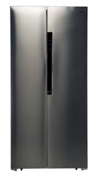 Frigo grf s83773x frigorifero americano 84 cm side by side twist ice maker inverter total no-frost classe f, 436 litri