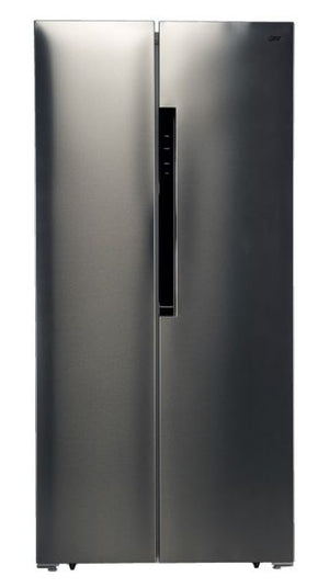 Frigo grf s83773x frigorifero americano 84 cm side by side twist ice maker inverter total no-frost classe f, 436 litri