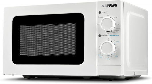 G3 ferrari g10172 forno a microonde "otello", 20 litri, 700w, timer 35 minuti, luce interna, accessori inclusi, bianco