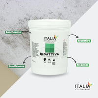 Ciclo trattamento muri antimuffa isoltherm fissativo bioattiva paintherm *** contenuto per 15 mq, confezione 1