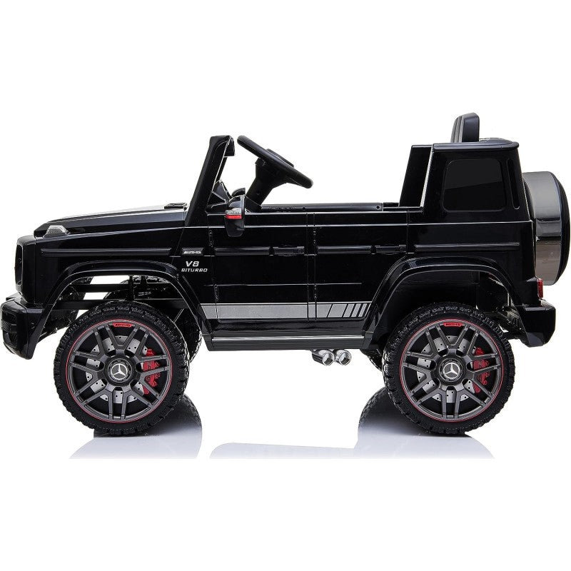 Macchina Elettrica per Bambini Licenza Mercedes-Benz G63 AMG 12V Telecomando e Soft Start Nero