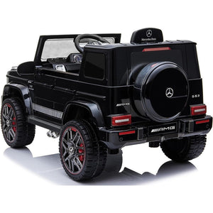 Macchina Elettrica per Bambini Licenza Mercedes-Benz G63 AMG 12V Telecomando e Soft Start Nero