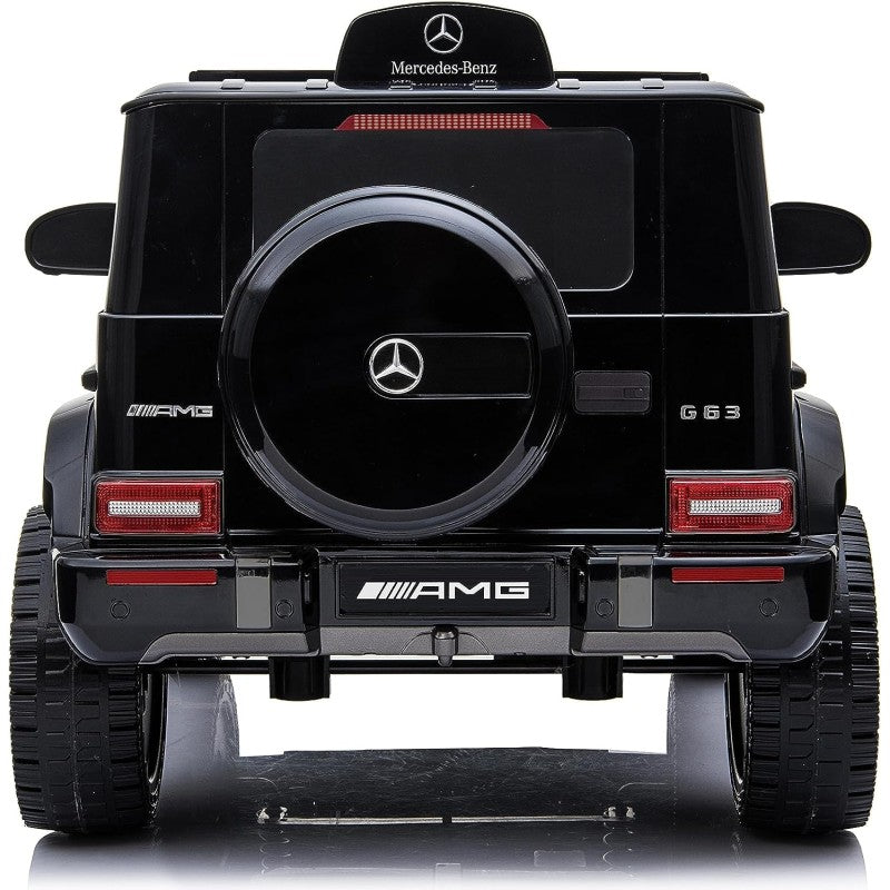 Macchina Elettrica per Bambini Licenza Mercedes-Benz G63 AMG 12V Telecomando e Soft Start Nero