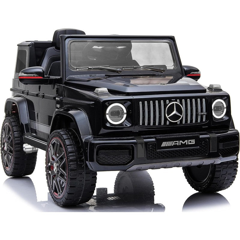 Macchina Elettrica per Bambini Licenza Mercedes-Benz G63 AMG 12V Telecomando e Soft Start Nero