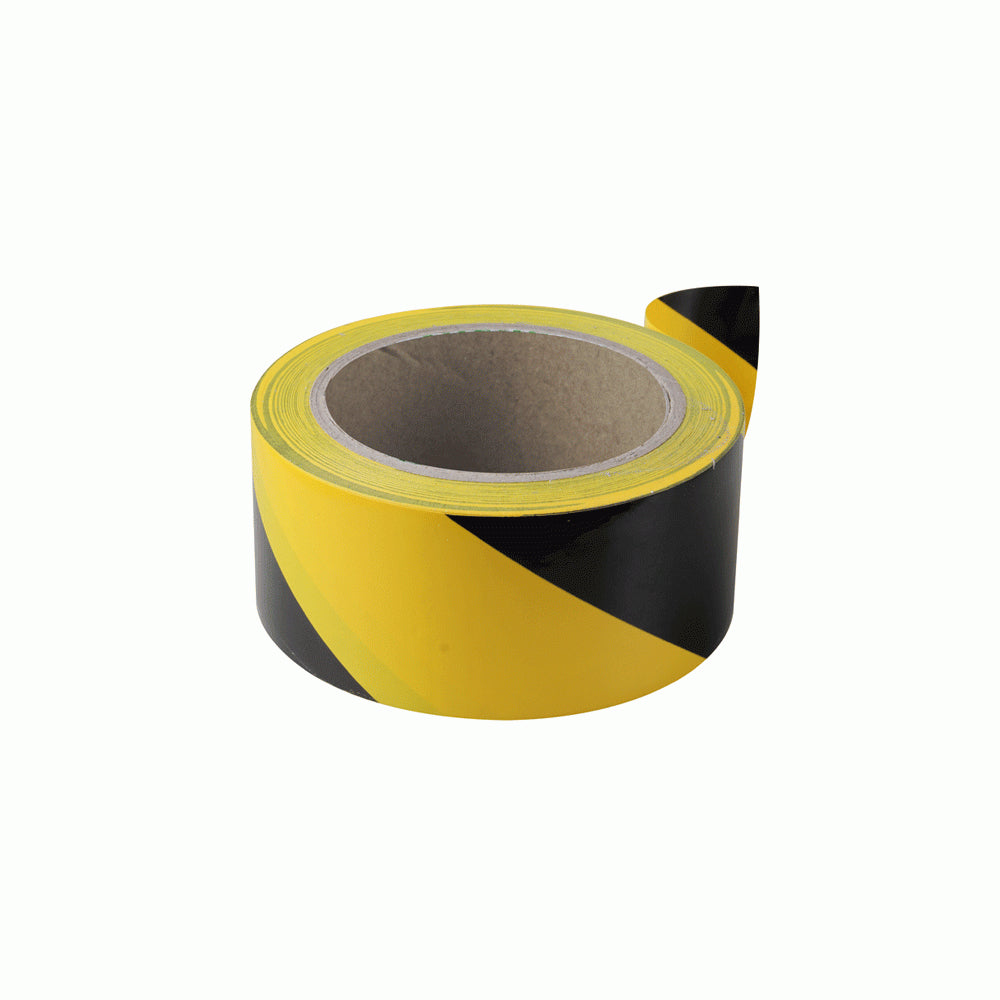 NASTRO SEGNALETICO IN PVC ADESIVO GIALLO/NERO 50mm X 33 m ZONE A RISCHIO VALEX 1960472