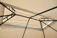 Gazebo da giardino 3×4 con zanzariera mod. Santiago - Colore: Beige - GA11SAPAC