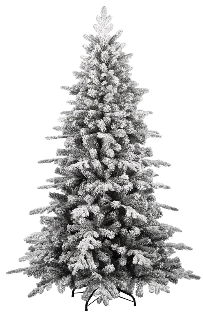 Albero di Natale Artificiale Innevato 210 cm 948 Rami Verde