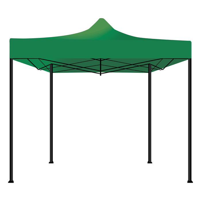 Tenda / Gazebo Per Giardino 3X3 Impermeabile Tendone Pieghevole Per Fiere E Mercati Colore Verde